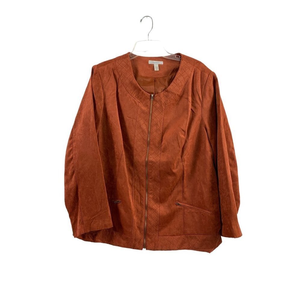 Dressbarn Women's Rusty Orange Jacket